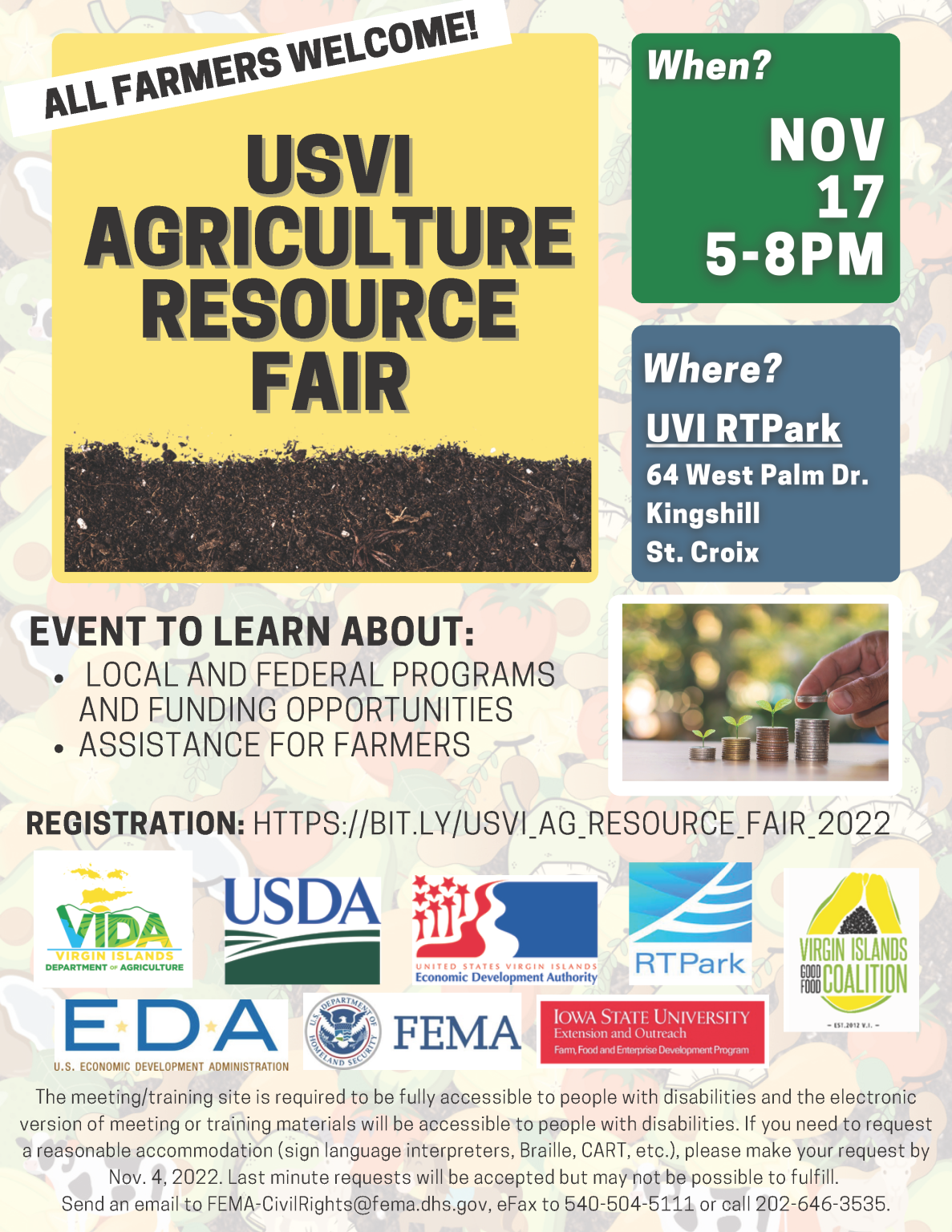 USVI Joint Agriculture Information Fair | VIDA | Department of Agriculture